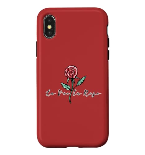 La Vie En Rose �C���X�g �o�� �A�[�g���[�N �X�}�z�P�[�X iPhone X/XS �p