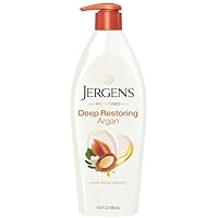Jergens Deep Restoring Argan Lotion, 496 ml, 16.8 Ounce (24768)