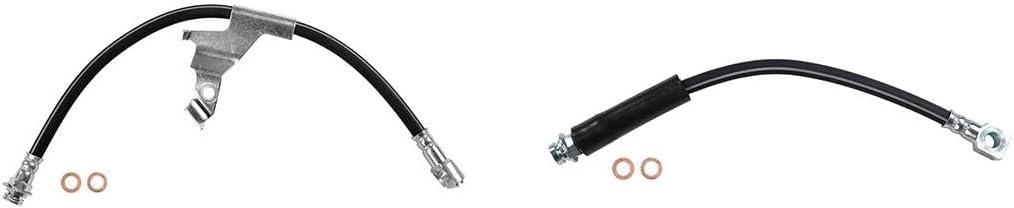 Brake Hose Front Right and Left Brake Line Kit - Replacement Brake Lines Hose 2Pcs ZGYWAutoParts for Buick LeSabre 3.8L 1994-1999, for Oldsmobile 88 3.8L 1994-1999, for Oldsmobile 98 3.8L 1994-1996
