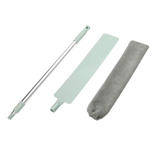 LOORGVEL 伸縮式マイクロファイバーほこり取りブラシ 曲がるヘッド付き 家用床下 天井 家具 車対応 掃除用ロングハンドルツール