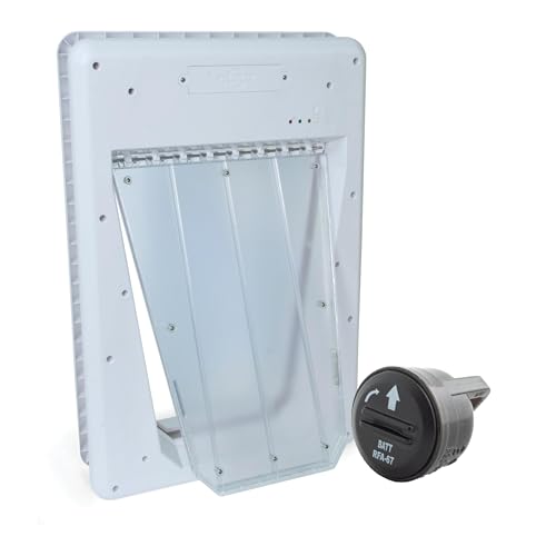 PetSafe, SmartDoor, Selective Entry, Automatic Locking, Multi Key, Energy Efficient, Programmable Pet Door - Large (Not WiFi Connected/App Enabled)