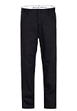 Perfekt für die Freizeit King Kerosin Herren Straight Fit Hose Im Worker Look Mit Kontrastfutter Abgesteppte Kante Bügelfaltenhose Regular Fit Clean