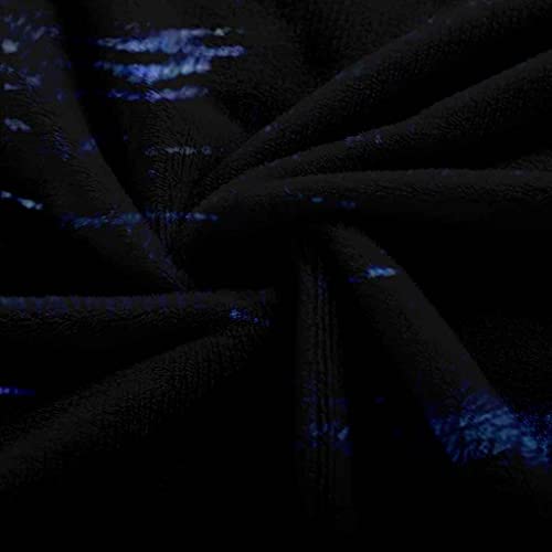 Couverture sofa 3D papillon bleu pour vos soirées cocooning - 4