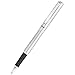 Pentel Libretto Roller Gel Pen and Pencil Set with Gift Box, Pen 0.7mm and Pencil 0.5mm, Silver Barrels (K6A8Z-A)
