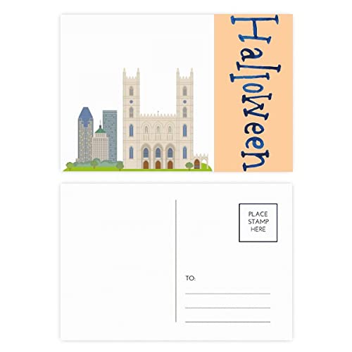 Cartes postales d'Halloween Canada paysages et villes lot de 20 pour collectionneurs