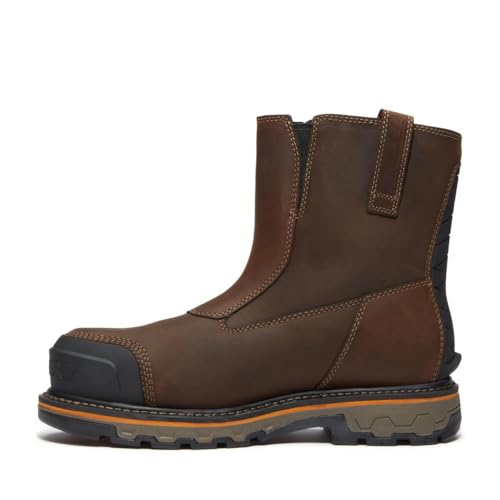 Timberland PRO Men's True Grit Chelsea Composite Safety Toe Waterproof Industrial Western Work Boot, Dark Brown, 11 Medium by Timberland PRO - Used condition - Image 2