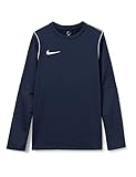 Cuello redondo NIKE BV6901 Y NK Dry PARK20 Crew Top Sweatshirt Boys Obsidian/White/White L