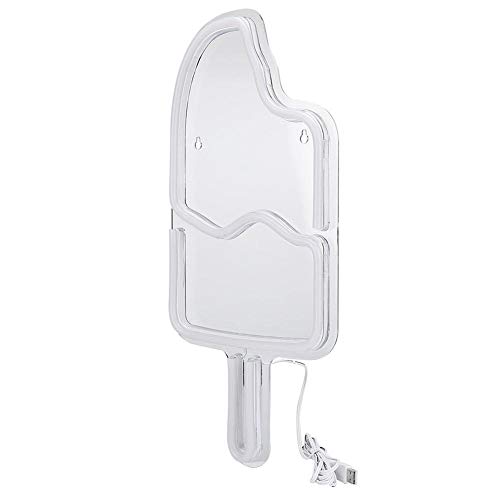 Shanbor Fuente de alimentaci�n USB Helado Luz de ne�n, Luz de Pared, Ventana Compa�eros de Trabajo Ni�as Regalo para la Oficina en casa Decoraci�n de Fiestas Colegas Amigos Dormitorio Ba�o Familia