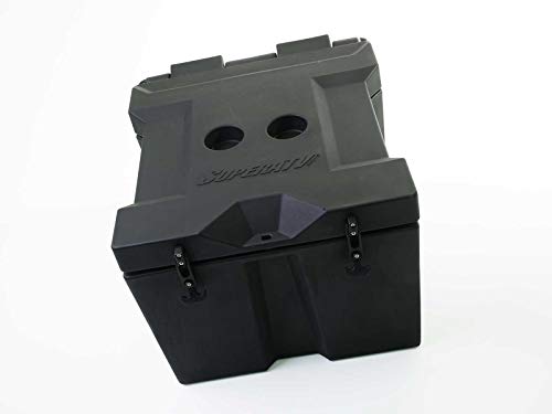 SuperATV Heavy Duty Insulated Rear Cooler/Cargo Box for Polaris RZR XP Turbo/XP 4 Turbo (2016+) - Sealed Lid Keeps Ice in and Mud Out!