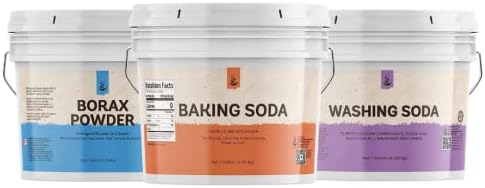 Pure Original Ingredients Baking Soda, Borax, & Washing Soda Bundle