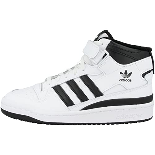 Adidas Forum Mid J - Scarpe da ginnastica Core Black/FTWR White, Fraction 37 e 1 terza UE