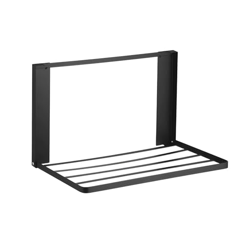 Porte-serviettes de salle de bain pliable gain de place à fixation rapide - 8