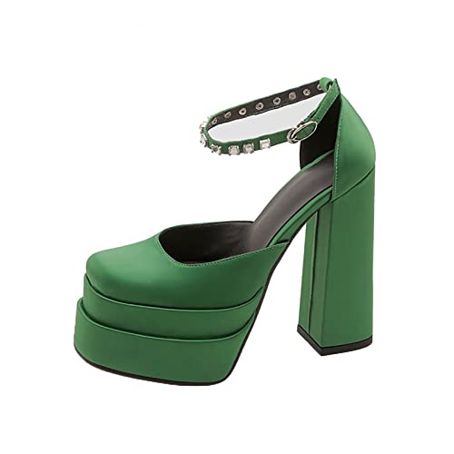 Chaussures de sangle de cheville talon au design minimaliste chic et épuré