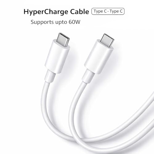 Image of PD Original C2C TurboPower Charging Cable 1M High Speed Type-C USB Cable For Samsung Galaxy A14 /S23 /S24 /S25 /FE /X3 Pro, Mi 14 /Moto One Series /Ultra| Fusion /12 /11 /XR /XS /X /8 Plus (JSM LQ4)