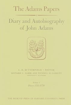 Hardcover Diary and Autobiography of John Adams (The Adams Papers) (4 Volume Set) Book