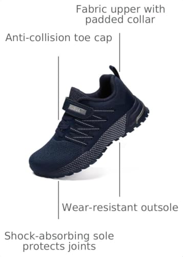 Image of KUBUA Kids Sneakers Lightweight Boys Girls Tennis Shoes