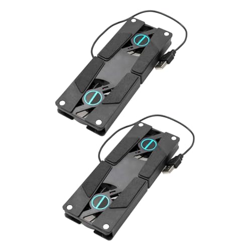 Base para portátil plegable con doble ventilador silencioso para el verano 7