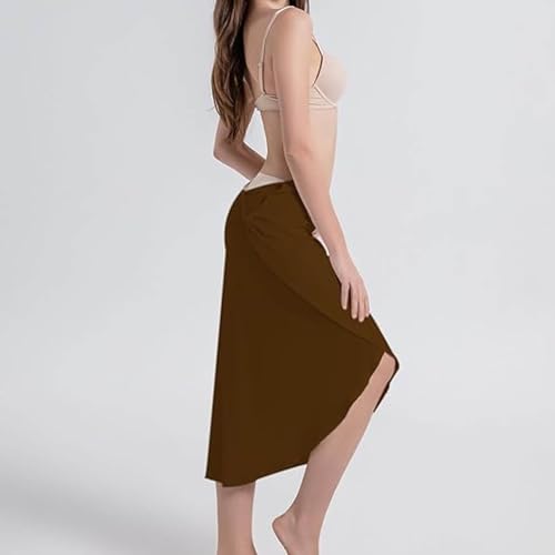 Wrap Dress Cover Up, Womens Cover Ups Beach Spaghetti Strap Sarongs Beach Backless Wrap Midi Dresses2