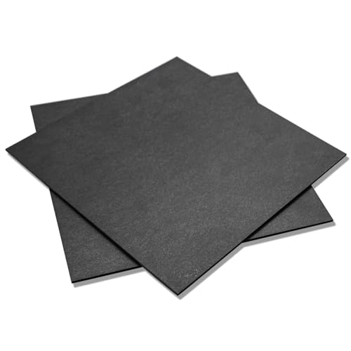 Image of TOJOIN RF Microwave Absorbers, 7.88inchesx 7.88inches x 0.08inches(200mm x 200mm x 2.0mm), Black, EMI Absorber, Adhesive Backing, Industrial Grade Tape 2PCS
