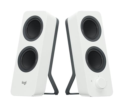 Altavoces Bluetooth Logitech Z207 blanco que solucionan los cables sueltos en el PC 4