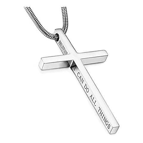 Philippians Cross Pendant Necklace for All Cover