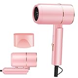 Travel Hairdryers for Women, Hair Dryer Lightweight Hairdryers, Fast Drying Blow Dryer, Small Hair Dryer with Hot and Cold Button for Multi Women Man Hairstyles, for Home Salon Travel