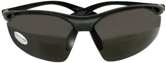 Sierra Ranch Bi-Focal Safety Readers Smoke Lens Black Frame 1 pc. - Total Qty: 12; Each Pack Qty: 1