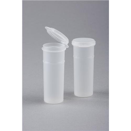 Capitol Vial 02cl Vial De Polipropileno Transparente Flip parte superior, estándar, sello de 1.5fl oz de capacidad (pack de 600)