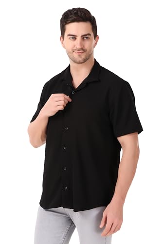 Image of Patrinus Pure Linen Mandarin Collar Full Sleeve Shirt