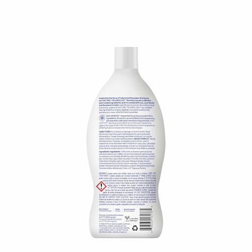 Image of ATTITUDE Dish Soap, EWG Verified, Plant-Based & Vegan Dishwashing Liquid, Naturally Derived, Pink Grapefruit Scent, 23.7 Fl Oz