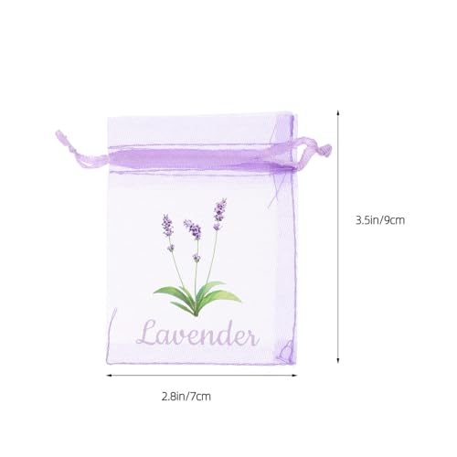 Zerodeko 20 Bolsitas de Lavanda con Cordón miniatura 2