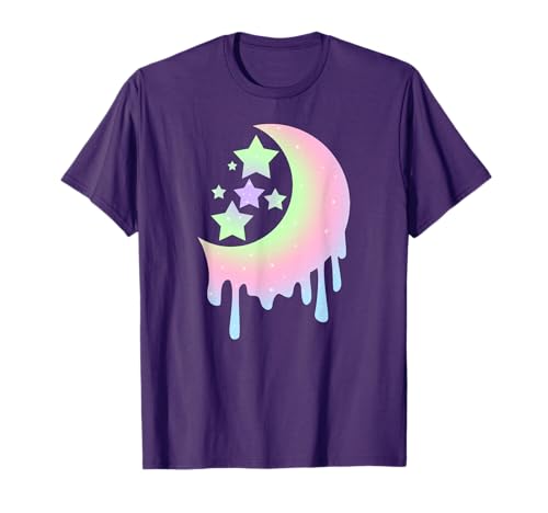 Aesthetic Clothing For Girls, Pastel Moon Goth Shirts T-Shirt