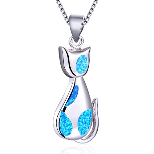 Colliers Big Cat pour femme au style Boho chic et pendentif chat rétro