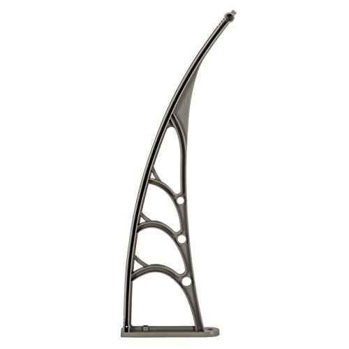 Baisha Window Awning Door Canopy,Outdoor Polycarbonate Cover Outdoor Front Door Patio Canopy Uv Rain Snow Sunlight Protection (40X32Inch,White Canopy/Gray Bracket),Ht-100 #TOP3