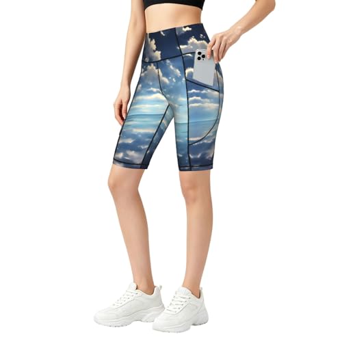 Short de yoga pour femme taille haute qui ne glisse pas durant le sport
