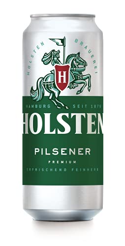 Holsten Pilsener 4,8 % Vol. Premium Pils l |24 Dosenbiere 0,5 L mit erfrischend feinherbem Geschmack | Bierdose Einweg… - Image 6