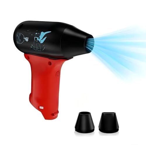SDAZGVRK Portable Jet Fan Mini Blower 130000 RPM Compressed Air Duster Compatible with Milwaukee 12V Lithium Battery Powered Jet Dry Blower for Car Home Cleaning Leaf Blower