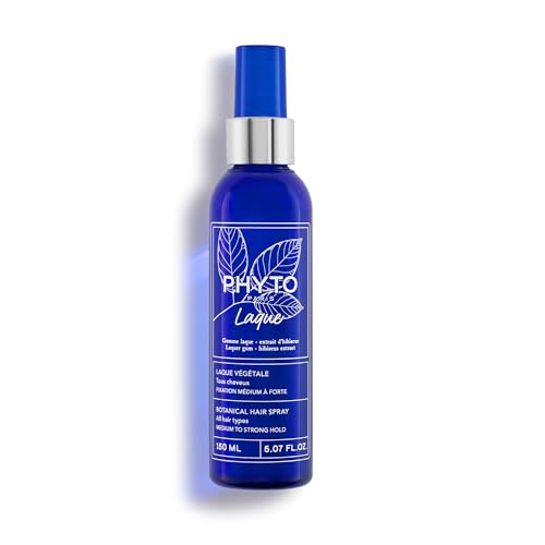Phyto Phytolaque Blu Lacca Vegetale Fissaggio Medio, per Tutti i Tipi di Capelli, 150 ml