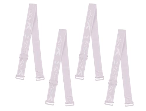 Image of uxcell 2 Pair 10 /12 /15 /18 /20mm Width Stretchable Shoulder Bra Straps Adjustable Elastic Straps for Women