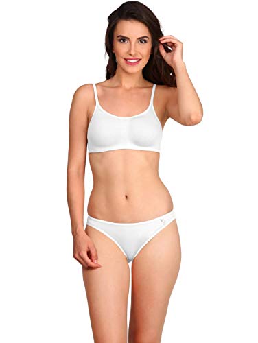Image of Jockey Women's Cotton SS12 Pack of 1 Bra (SS12-0105- White 34A)