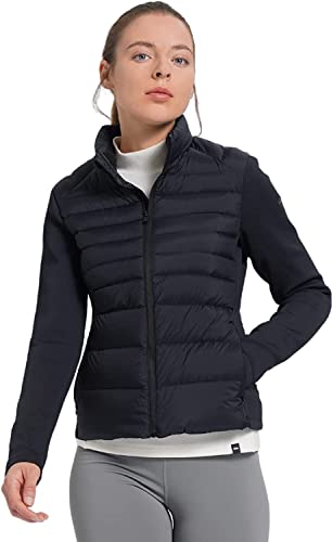 [BENEUNDER] ウルトラライト ダウンジャケット レディース 軽量 ショート 暖かい ダウンコート ショート丈 アウター コート 防寒防風 ブラック M