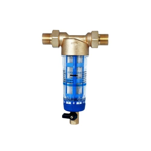 Purificateur frontal for toute la maison, filtre à sédiments, lavage à contre-courant central, élimine la rouille, maille en acier inoxydable Avec un taux de filtration élevé et un débit élevé(DN20)