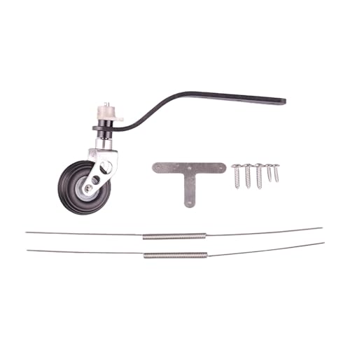 CoudarTitie Carbon Fiber Landing Gear Tail Wheel Assembly Kits for Adults Replacements Sturdy...