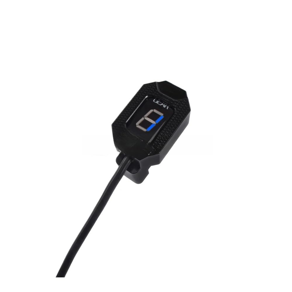 Indicatore di Marcia Digitale per Moto, per Strada, per Triple all, per Tiger 800 2010-2014, indicatore di Marcia per Moto IP68, Controllo Touch, indicatore di Marcia (Blu)