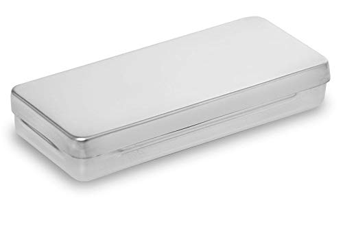 Estojo Fami Ita 18cmX08cmX02cm Inox