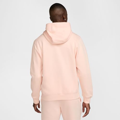 Nike Sportswear Club Fleece Pullover Hoodie (BV2654-664, Washed Coral/Washed Coral/White)3