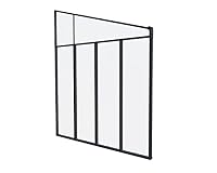 Palram 'Feria’ Side Panel 3 x 10 Grey 264 x 3.4 x 260 – 305 cm