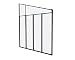 Produktbild Palram Seitenwand 'Feria' 3 x 10 GRAU 264 x 3,4 x 260-305 cm