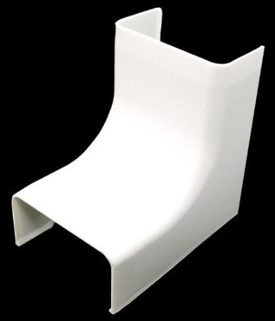 Câble raceway XXL blanc goulotte de gestion pour coin intérieur 1 pièce