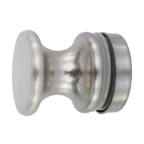 Chinflly Sliding Shower Glass Door Handle, Brushed Nickel, 2PCS